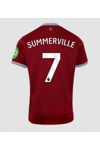 West Ham United Crysencio Summerville #7 Jalkapallovaatteet Kotipaita 2025-26 Lyhythihainen